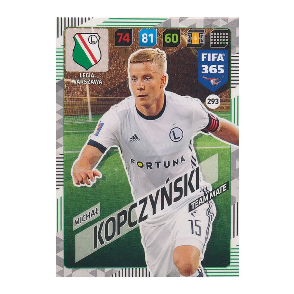 Fifa 365 Cards 2018 - 293 - Michal Kopczynski - Legia Warszawa