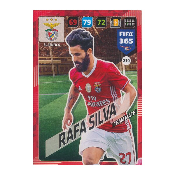 Fifa 365 Cards 2018 - 310 - Rafa Silva - SL Benfica