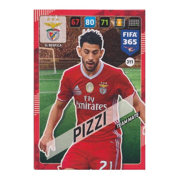 Fifa 365 Cards 2018 - 311 - Pizzi - SL Benfica