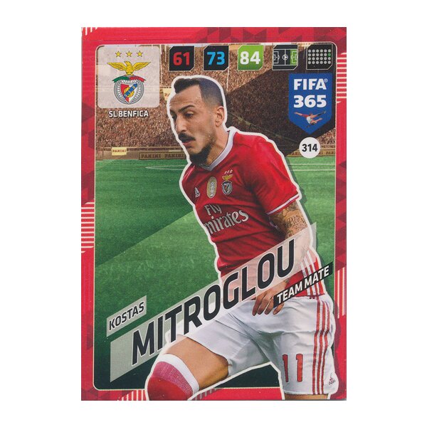 Fifa 365 Cards 2018 - 314 - Kostas Mitroglou - SL Benfica