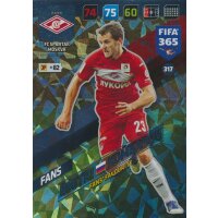 Fifa 365 Cards 2018 - 317 - Dmitri Kombarov - FC Spartak...