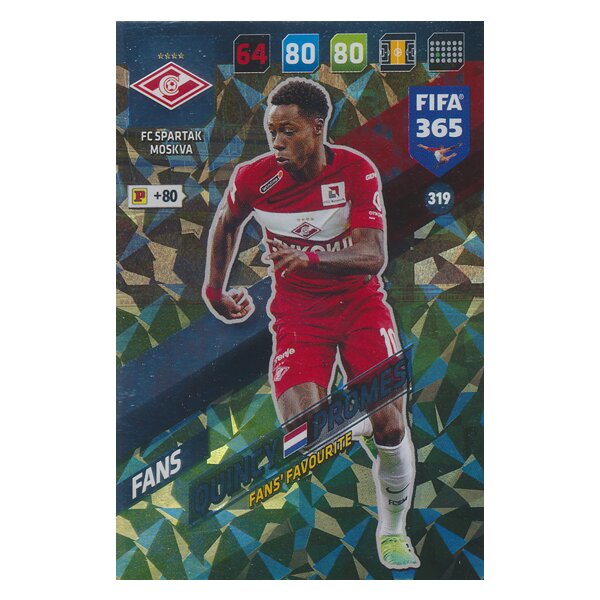 Fifa 365 Cards 2018 - 319 - Quincy Promes - FC Spartak Moskva - Fans