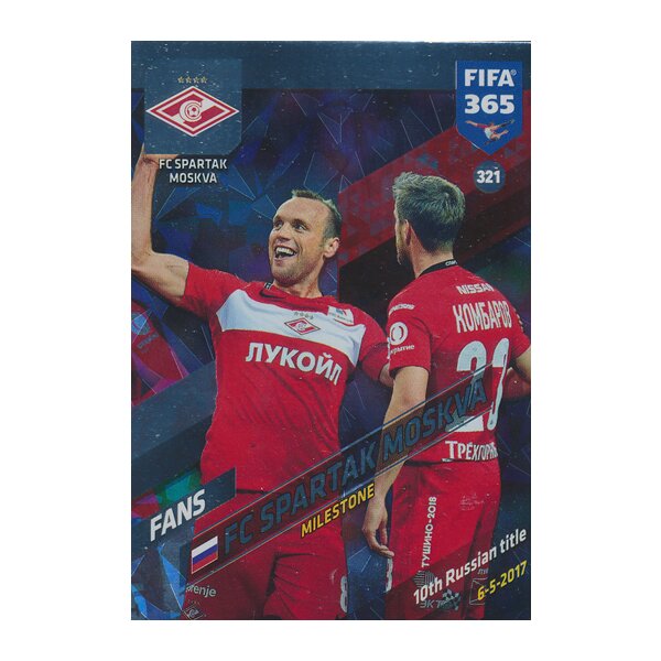 Fifa 365 Cards 2018 - 321 - FC Spartak Moskva - FC Spartak Moskva - Fans