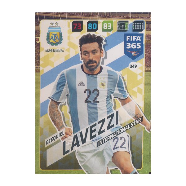 Fifa 365 Cards 2018 - 349 - Ezequiel Lavezzi - Argentinien