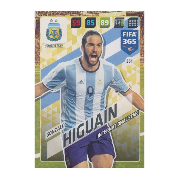 Fifa 365 Cards 2018 - 351 - Gonzalo Higuaín - Argentinien