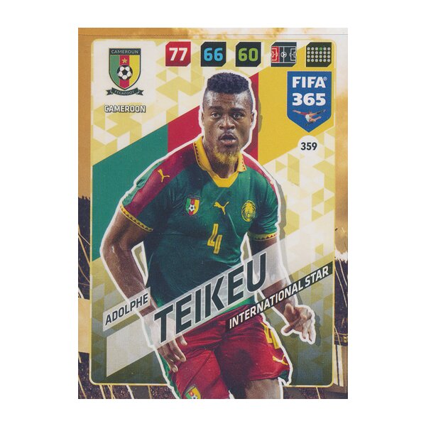 Fifa 365 Cards 2018 - 359 - Adolphe Teikeu - Kamerun