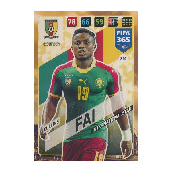 Fifa 365 Cards 2018 - 361 - Collins Fai - Kamerun