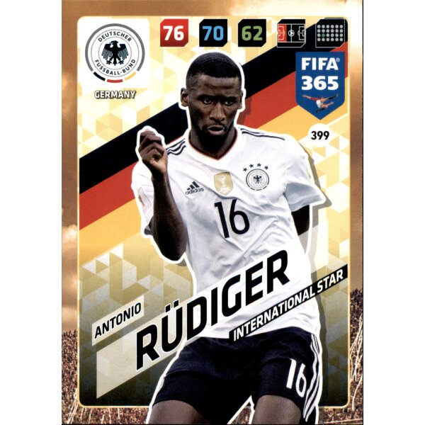 Fifa 365 Cards 2018 - 399 - Antonio Rüdiger - Deutschland