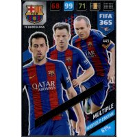 Fifa 365 Cards 2018 - 445 - Busquets / Rakitic / Iniesta...