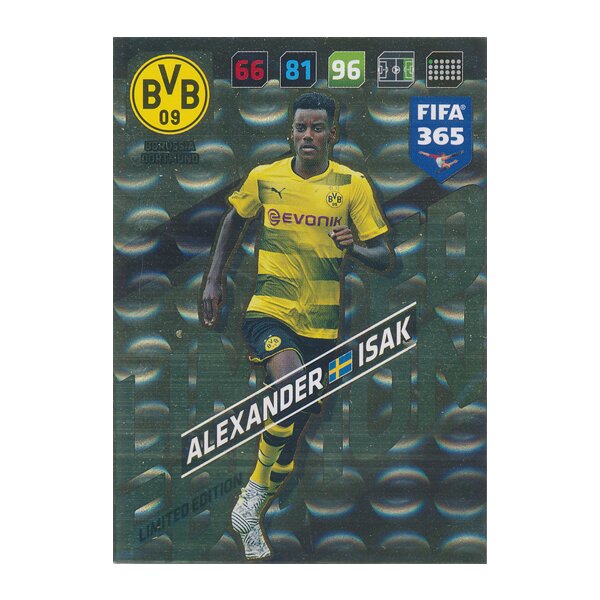 Fifa 365 Cards 2018 - LE12 - Alexander Isak - Limited Edition