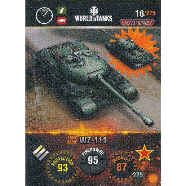 Nr. 16 - World of Tanks - WZ 111 - Nation und Tank cards