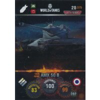 Nr. 28 - World of Tanks - AMX 50 B (Metal card) - Nation...