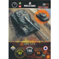 Nr. 29 - World of Tanks - AMX 50 B - Nation und Tank cards