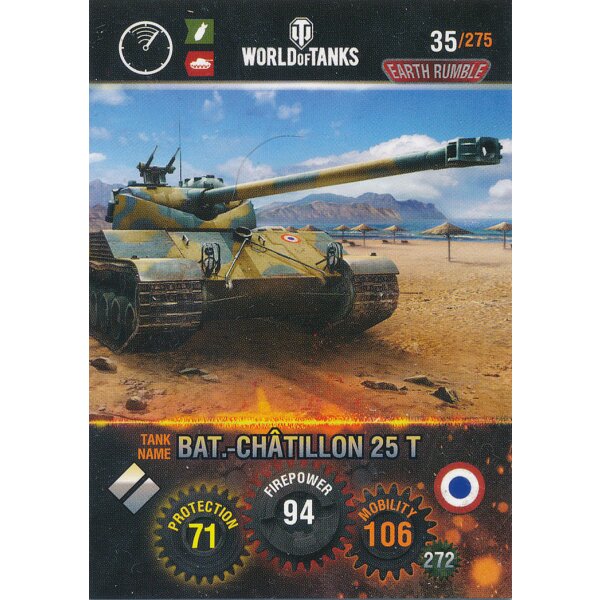 Nr. 35 - World of Tanks - BAT.-Chatillon 25 T - Nation und Tank cards