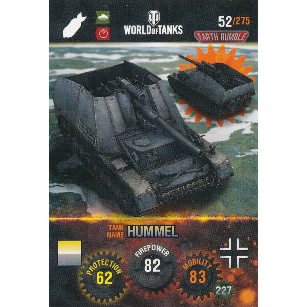 Nr. 52 - World of Tanks - Hummel - Nation und Tank cards