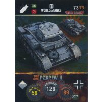 Nr. 73 - World of Tanks - PZ.KPFW.II (Metal card) -...