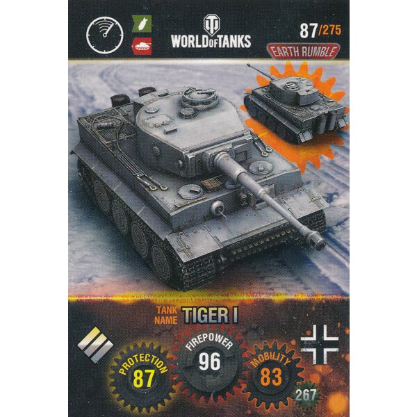 Nr. 87 - World of Tanks - Tiger I - Nation und Tank cards