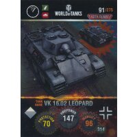 Nr. 91 - World of Tanks - VK 16.02 Leopard (Metal card) -...