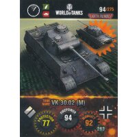 Nr. 94 - World of Tanks - VK 30.02 (M) - Nation und Tank...