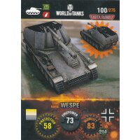 Nr. 100 - World of Tanks - Wespe - Nation und Tank cards