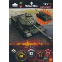 Nr. 125 - World of Tanks - IS-2 - Nation und Tank cards