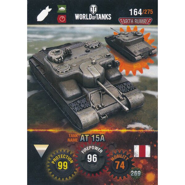 Nr. 164 - World of Tanks - AT 15A - Nation und Tank cards