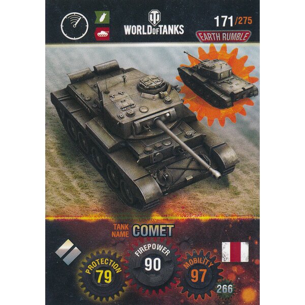 Nr. 171 - World of Tanks - Comet - Nation und Tank cards