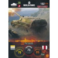 Nr. 182 - World of Tanks - FV3805 - Nation und Tank cards