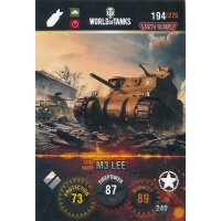 Nr. 194 - World of Tanks - M3 Lee - Nation und Tank cards