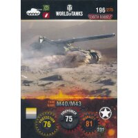 Nr. 196 - World of Tanks - M40/M43 - Nation und Tank cards