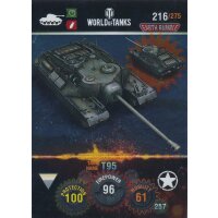 Nr. 216 - World of Tanks - T95 (Metal card) - Nation und...