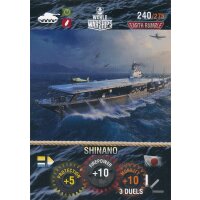 Nr. 240 - World of Tanks - Shinano - Warship cards