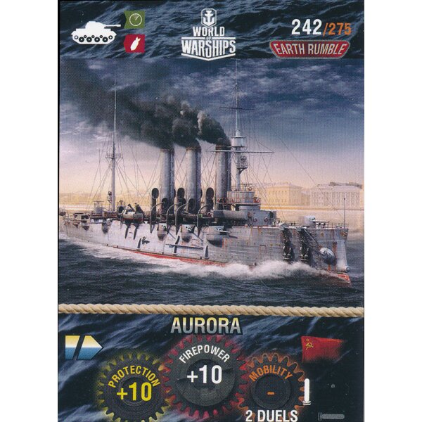 Nr. 242 - World of Tanks - Aurora - Warship cards