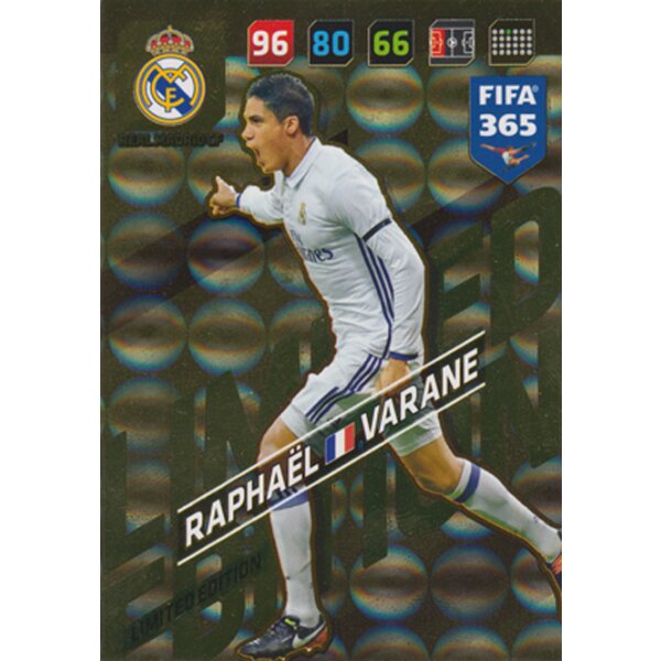 Fifa 365 Cards 2018 - LE24 - Raphael Varane - Limited Edition