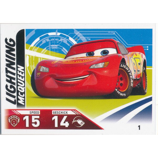 Cars 3 - Trading Cards - Karte 1