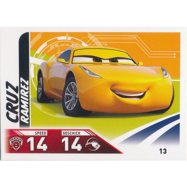 Cars 3 - Trading Cards - Karte 13