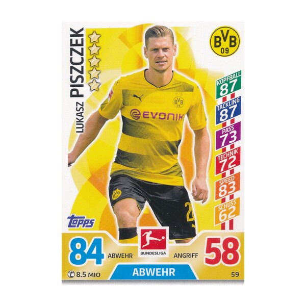 MX 59 - Lukasz Piszczek Saison 17/18