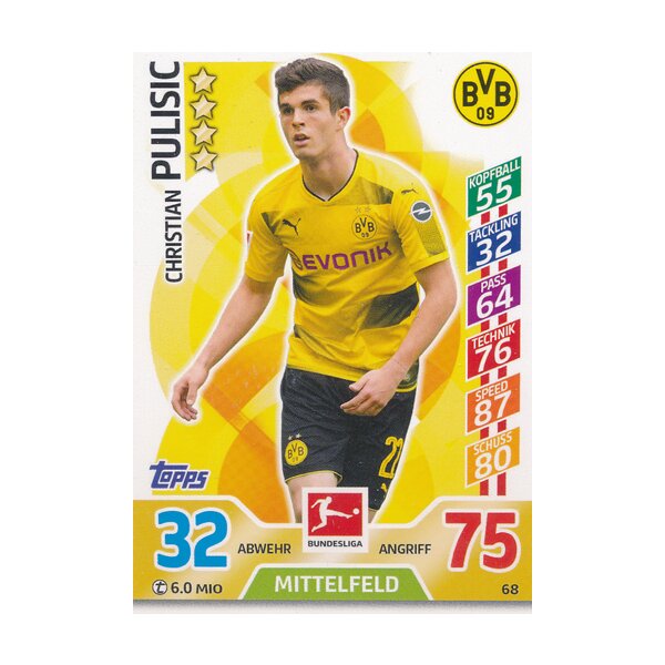 MX 68 - Christian Pulisic Saison 17/18