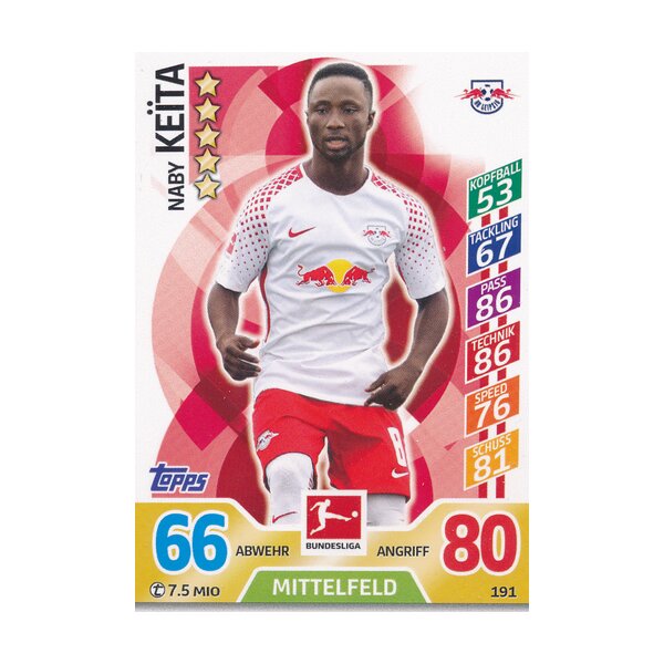 MX 191 - Naby Keïta Saison 17/18