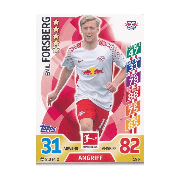 MX 196 - Emil Forsberg Saison 17/18