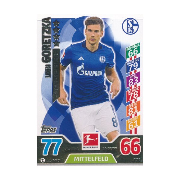 MX 279 - Leon Goretzka  -  Star-Spieler Saison 17/18