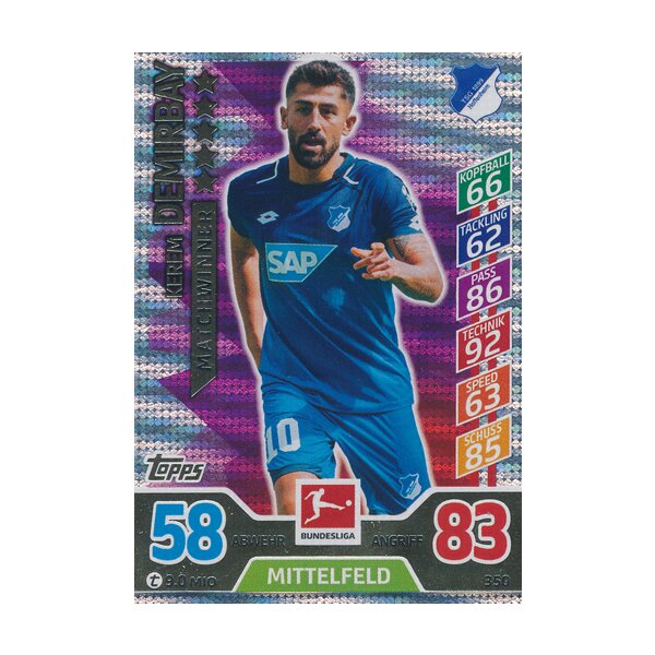 MX 350 - Kerem Demirbay - Matchwinner Saison 17/18