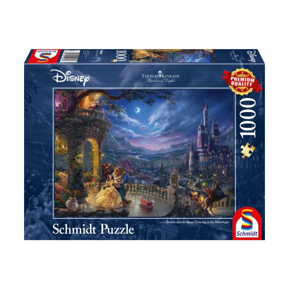 Schmidt Spiele 59484 - Puzzle Thomas Kinkade 1.000 Teile - Disney, Di