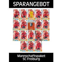 Topps Match Attax - 2017/18 - Mannschaftspaket - SC Freiburg