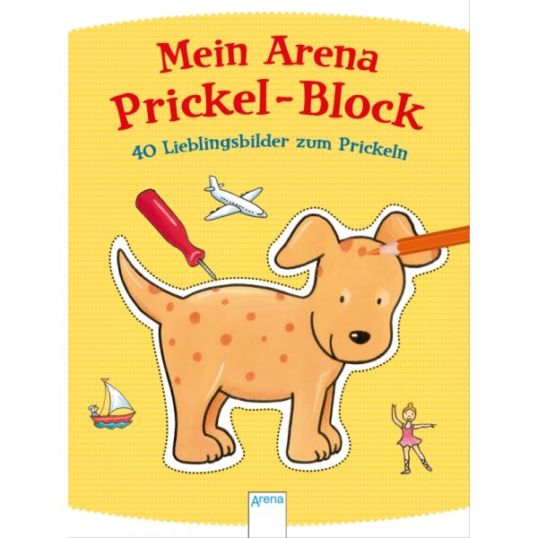 Arena BB Spielen/Rätseln/Basteln Mein Arena Prickel-Block. 40 Lieblingsbilder zum