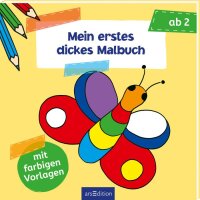 Malbuch ab 2: Mein erstes dickes Malbuch