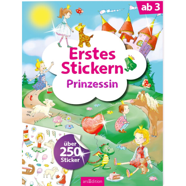 Erstes Stickern Prinzessin