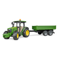 Bruder 2108 - John Deere 5115M mit Bordwandanhänger