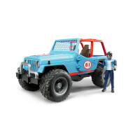 Bruder 2541 - Jeep Cross Country Racer blau mit Rennfahrer