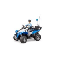 Bruder 63010 - Polizei-Quad mit Polizist und Ausstattung